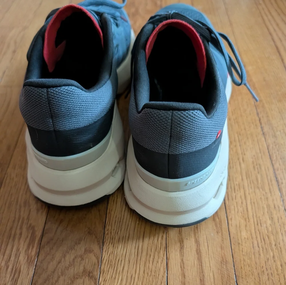 Men's On Cloud Pulse, Stone/Red, 11.5 US - Picture 4 of 8